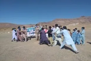 مسابقات ورزش&zwnj;های بومی ومحلی در شهرستان خاش برگزار شد