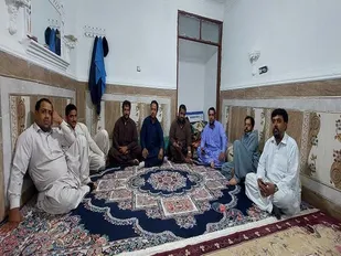 برگزاری نشست سیاسی بسیجیان پایگاه شهید بیر در سراوان