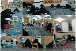 مراسم زیارت جامعه کبیره در محله اسلامی آل یاسین (ع) سرخه برگزار شد