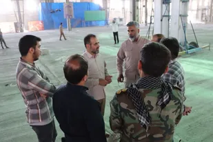 بازدید فرمانده سپاه قدس گیلان از محل برگزاری دومین کنگره ملی بزرگداشت سه&zwnj;هزار شهید استان سمنان