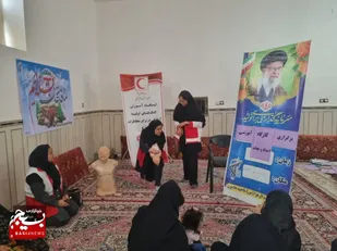 برگزاری کارگاه آموزشی امداد و نجات برای خواهران بسیجی در هامون