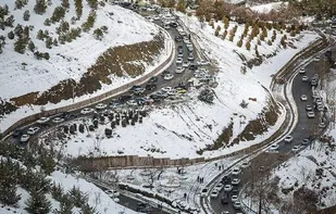 برف، محور&zwnj;های کوهستانی کردستان را فراگرفت