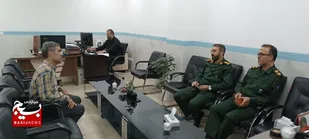 بازدید فرمانده سپاه شاهرود از درمانگاه رضوی و تقدیر از تلاش خالصانه کارکنان این مجموعه