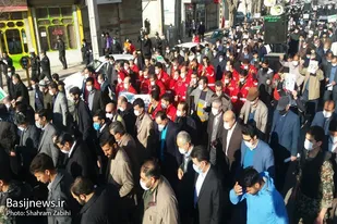 راهپیمایی بزرگداشت حماسه ۹دی در ملایر