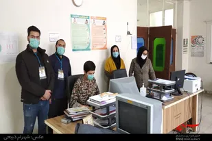 حضور بسیجیان ملایری در پایگاه&zwnj;های بهداشت