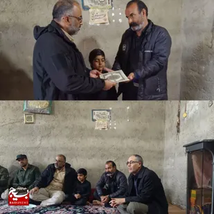 دیدار با خانواده شهید پیری در زابل