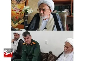 دیدار با علما ی پیشکسوت جهاد و شهادت در گناوه