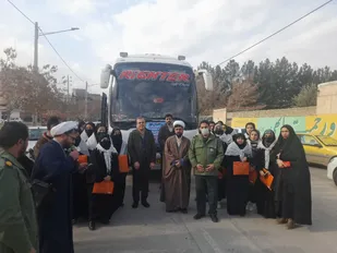 اعزام دانش آموزان شهرستان مانه وسملقان به اردوی راهیان نور