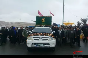 استقبال باشکوه مردم شهیدپرور نهاوند از پیکر مطهر شهید &laquo;شوهانی&raquo;
