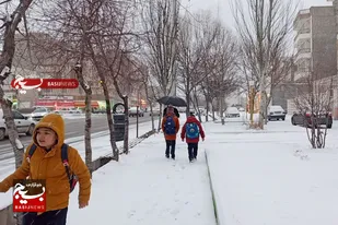 مدارس اردبیل چهارشنبه به علت برف و باران تعطیل اعلام شد