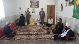 دیداربا خانواده شهید مدافع وطن سروان پاسدار عباس کوهی