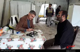 خدمات&zwnj;رسانی بیمارستان صحرایی به زائران در سه&zwnj;راهی بهار/ ویزیت 900 زائر در بیمارستان صحرایی