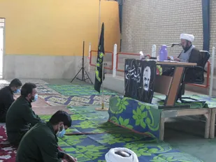 برگزاری مراسم روز پنجم محرم در ناحیه بسیج فاروج