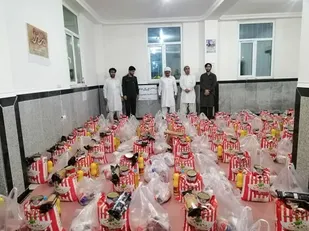 رزمایش مواسات و همدلی به همت حوزه شهید شوشتری شهر لیردف جاسک به روایت تصویر
