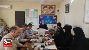 جلسه کمیته پشتیبانی شهدای فرهنگی و دانش&zwnj;آموزی چناران