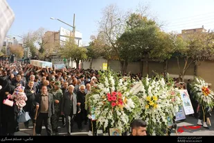 تشییع سه شهید دفاع مقدس در شهرکرد