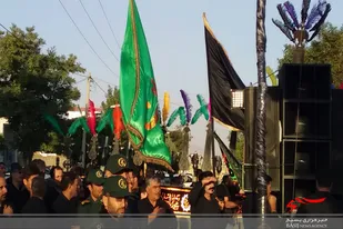 تجمع بزرگ بسیجیان عاشورایی شهر رزن