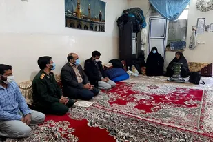 با مادر شهید پاسدار علی نیک پور دیدار و دلجویی شد