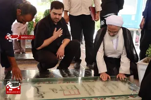 پیمان دوباره با علمدار جبهه مقاومت؛ حضور نماینده ولی&zwnj;فقیه در سپاه بر سر مزار حاج قاسم و شهدای گلزار پایتخت مقاومت جهان اسلام