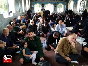 مراسم دهمین سالگرد شهید مدافع وطن رضا قربانی برگزار شد