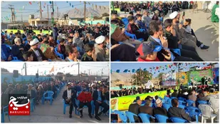طنین شادی و معنویت در جشن بزرگ نیمه شعبان روستای پیرآباد