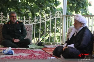 دیدار جانشین فرمانده سپاه حضرت نبی اکرم(ص)  با امام جمعه پاوه