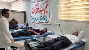 استقبال مردم بردسکن از پویش اهدای خون؛ ۱۷۸ نفر خون اهدا کردند