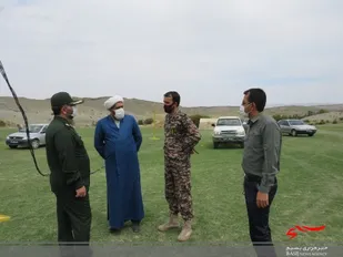 سرکشی فرمانده ناحیه رازوجرگلان از اردوی تکمیلی بسیج حوزه شهید شیرودی غلامان