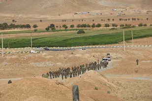 تمرین عملی آمادگی دفاعی دانش آموزان در شهرکرد