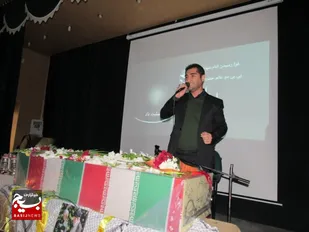 آیین بزرگداشت اولین سالگرد تدفین شهید گمنام دانشگاه فنی و حرفه ای استان سمنان برگزار شد