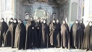 پیاده روی بصیرتی توسط حوزه نرجس خاتون ناحیه مرکزی یزد