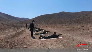 اردوی میدان تیر بسیجیان در سامان