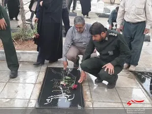 غبار روبی گلزار شهدای فارسان