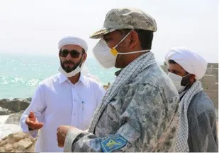 سرکشی فرمانده ناحیه بندرلنگه ازقرارگاههای تحول محلات بخش شیبکوه به روایت تصویر