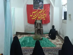 مراسم عزاداری حضرت رقیه (س) در مسجد صاحب الزمان روستای باقر آباد