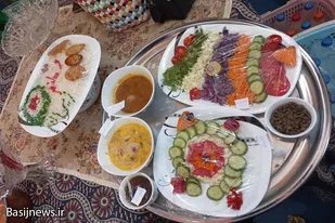 برگزاری جشنواره غذای ایرانی و صنايع دستی به همت حوزه ریحانه النبی کبودراهنگ