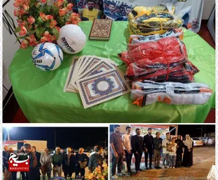 برگزاری مراسم قهرمانی تیم فوتسال شهدای روستای چم کلگه هندیجان