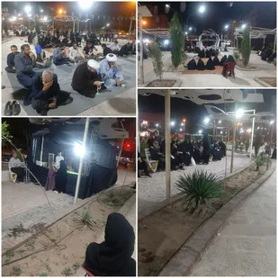برپایی موکب شهدای خدمت در جوار شهید گمنام