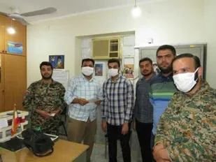 افتتاح طرح پویش همکلاسی مهربان و تجلیل از خبرنگار بسیج هندیجان