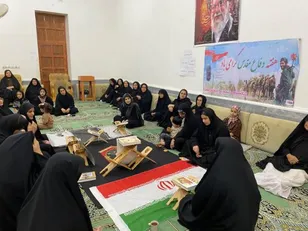 برگزاری مراسم بزرگداشت شهید سید حسن نصرالله در  روستای چاه تلخ جنوبی