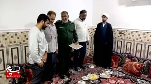 از فرماندهان برتر پایگاههای  بسیج دانشجویی رودان تجلیل شد