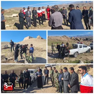 برگزاری پویش درختکاری در شهرستان لالی