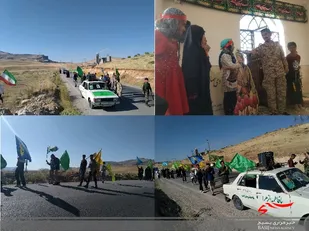 برگزاری همایش بزرگ پیاده روی در دهستان امامزادگان بی بی خاتونین(س)