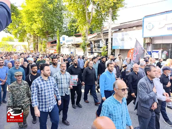 تشییع شهید مجتبی محمدحسینی
