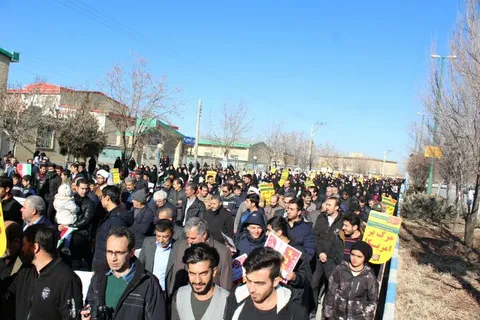 تجمع پرشکوه مردم فراهان در بزرگداشت شهید سپهبدحاج قاسم سلیمانی