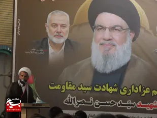 مراسم عزاداری شهادت سید مقاومت ، شهید سید حسن نصرالله در شهرستان باغملک برگزار شد