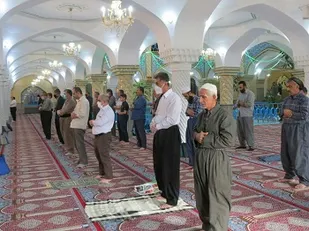 اقامه نماز عید سعید فطر در مساجد کردستان