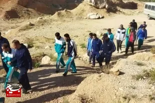 کوهپیمایی کارکنان سپاه ناحیه کبودراهنگ به مناسبت هفته سلامت