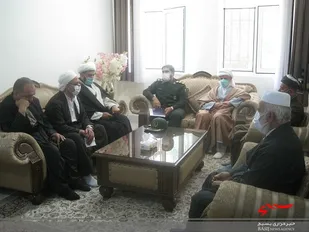 دیدار مسئولین سپاه جوانرود با امام جمعه شهرستان