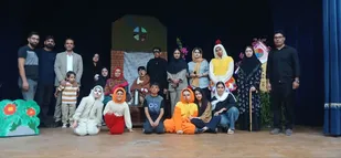 اجرای نمایش در دنیای رنگارنگ کودکان لالی